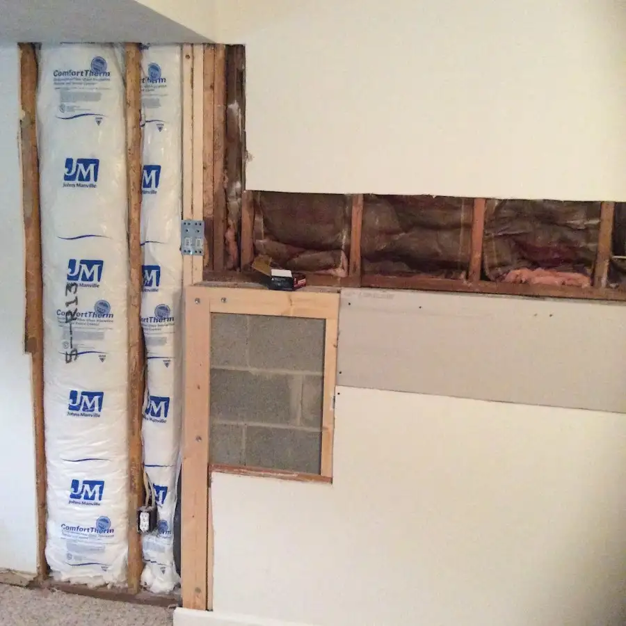 Wall insulation replacement during Odor Removal & Deodorization in Richmond Heights